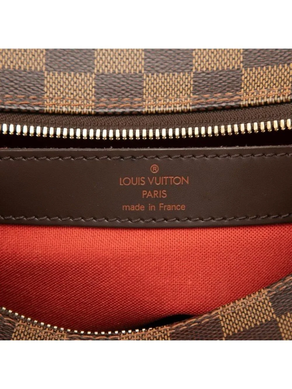 Louis Vuitton Damier Naviglio Crossbody Shoulder Bag Brown Leather